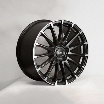 MUGEN MD15 WHEEL - 18 INCH, BLACK/MACHINED, ALUMINIUM