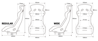 BUDDY CLUB P-1 LIMITED (FRP) BUCKET SEAT