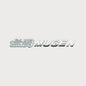 MUGEN METAL LOGO EMBLEMCHROME-PLATED FINISH (WHITE)